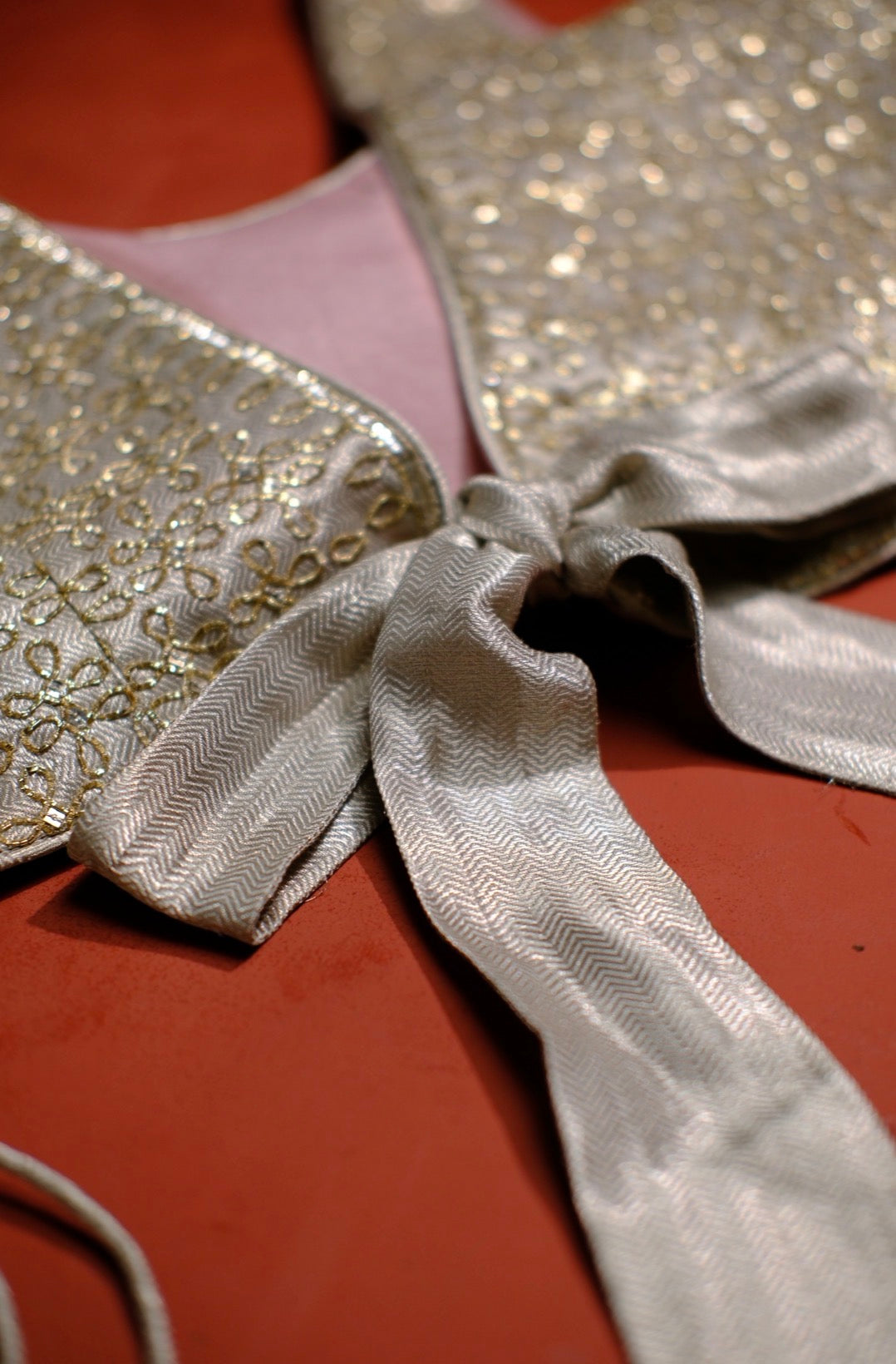 Ana saree Set in Truffle
