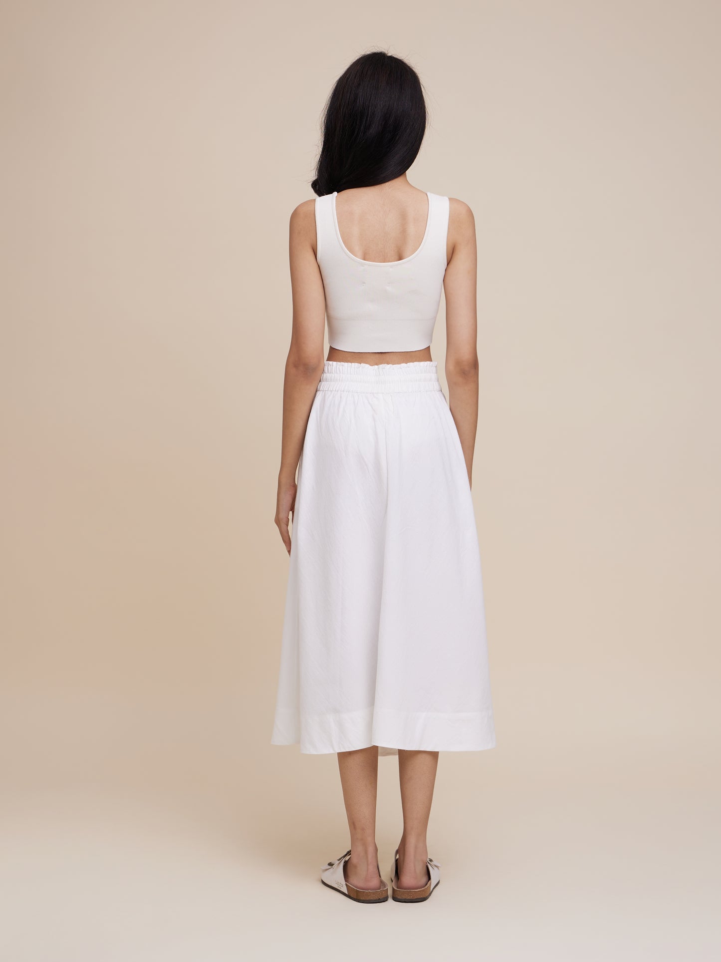 Drawstring Skirt (Undyed)