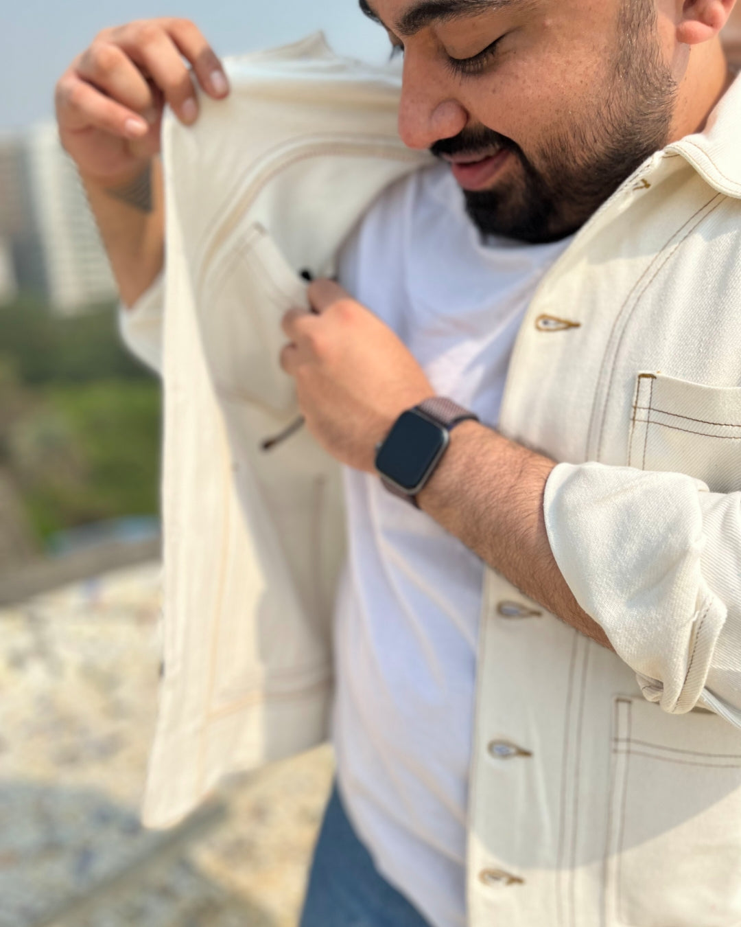 Chore Jacket in Salt
