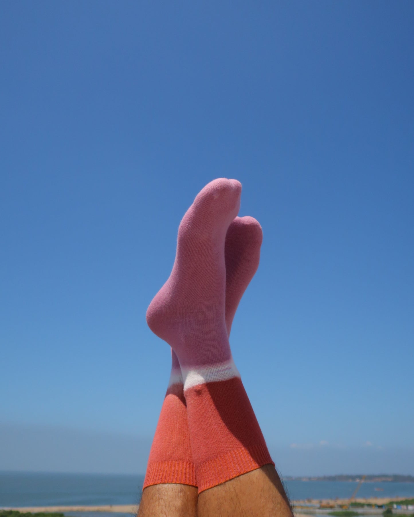 Indigo Stripes Calf Length Socks