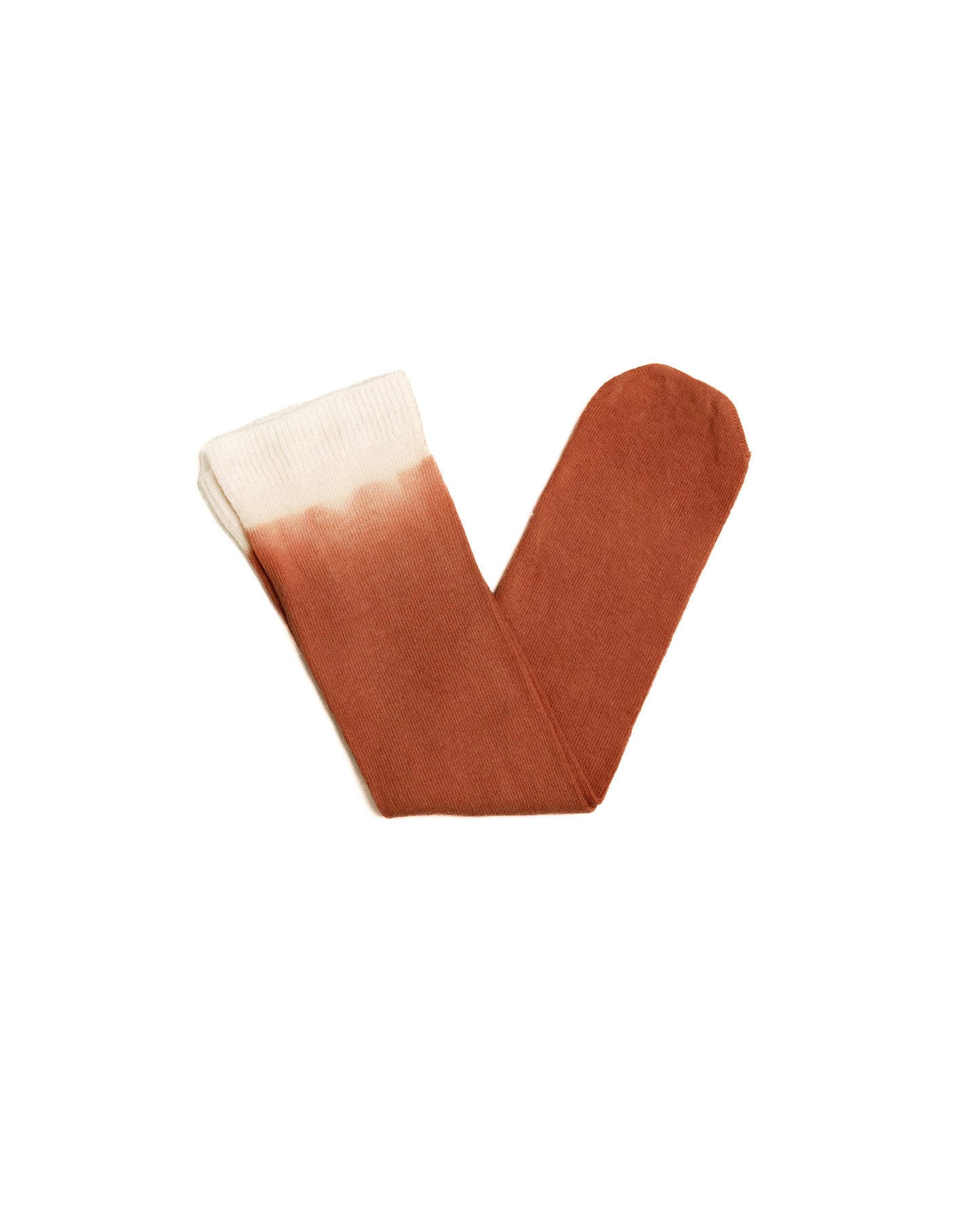 Terracotta Dip Calf Length Socks