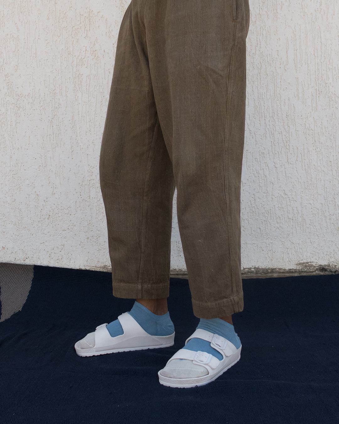 Indigo Dip Ankle Length Socks
