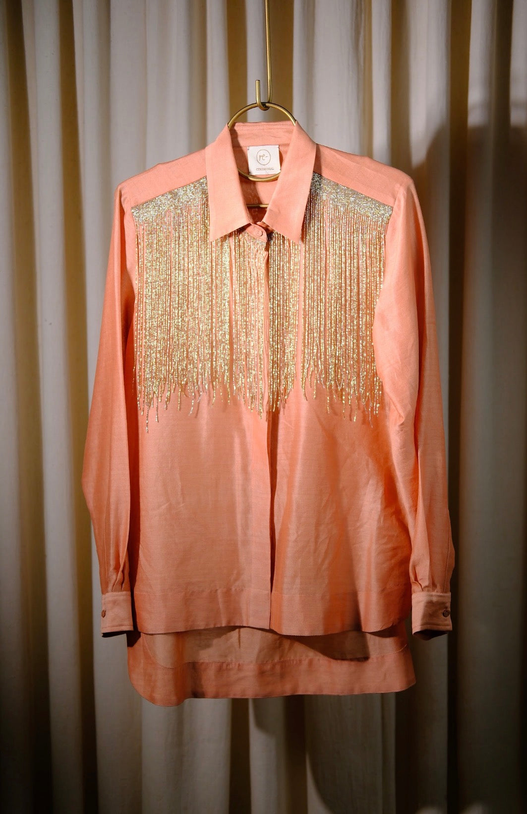 Zia Kameez in Terracotta
