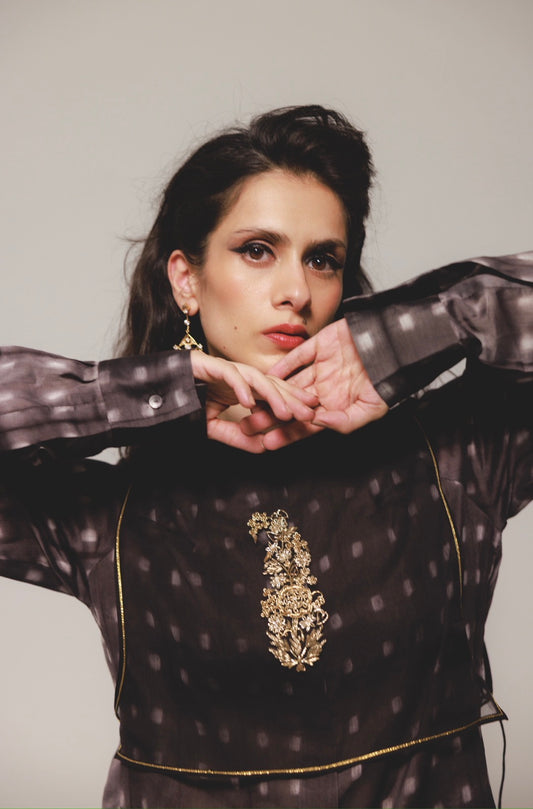 Zen kameez & Sonu Koti in Kohl