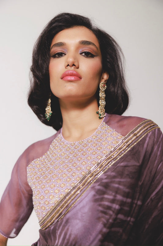 Vanya choli in Lavender