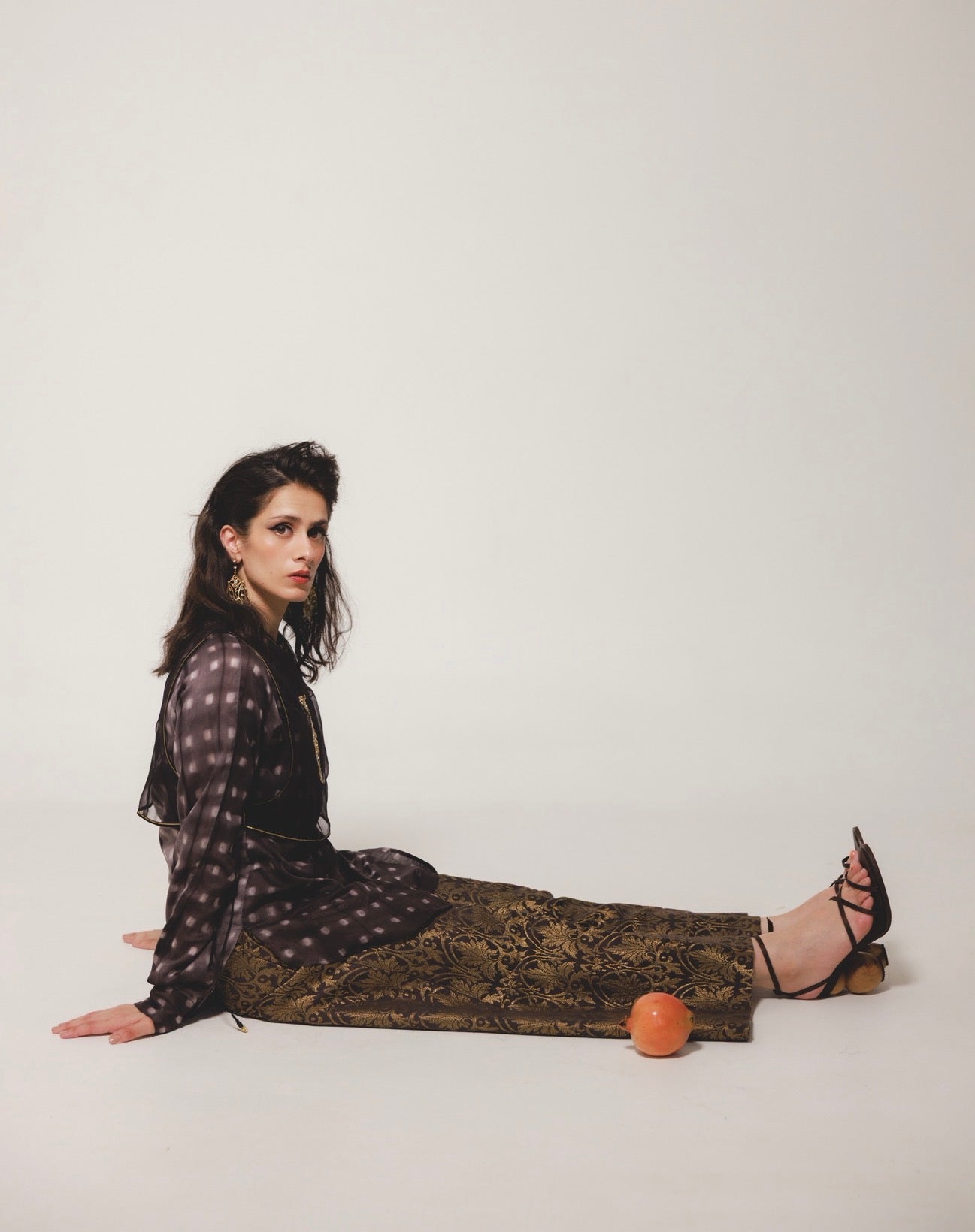 Aurora trousers in Kohl