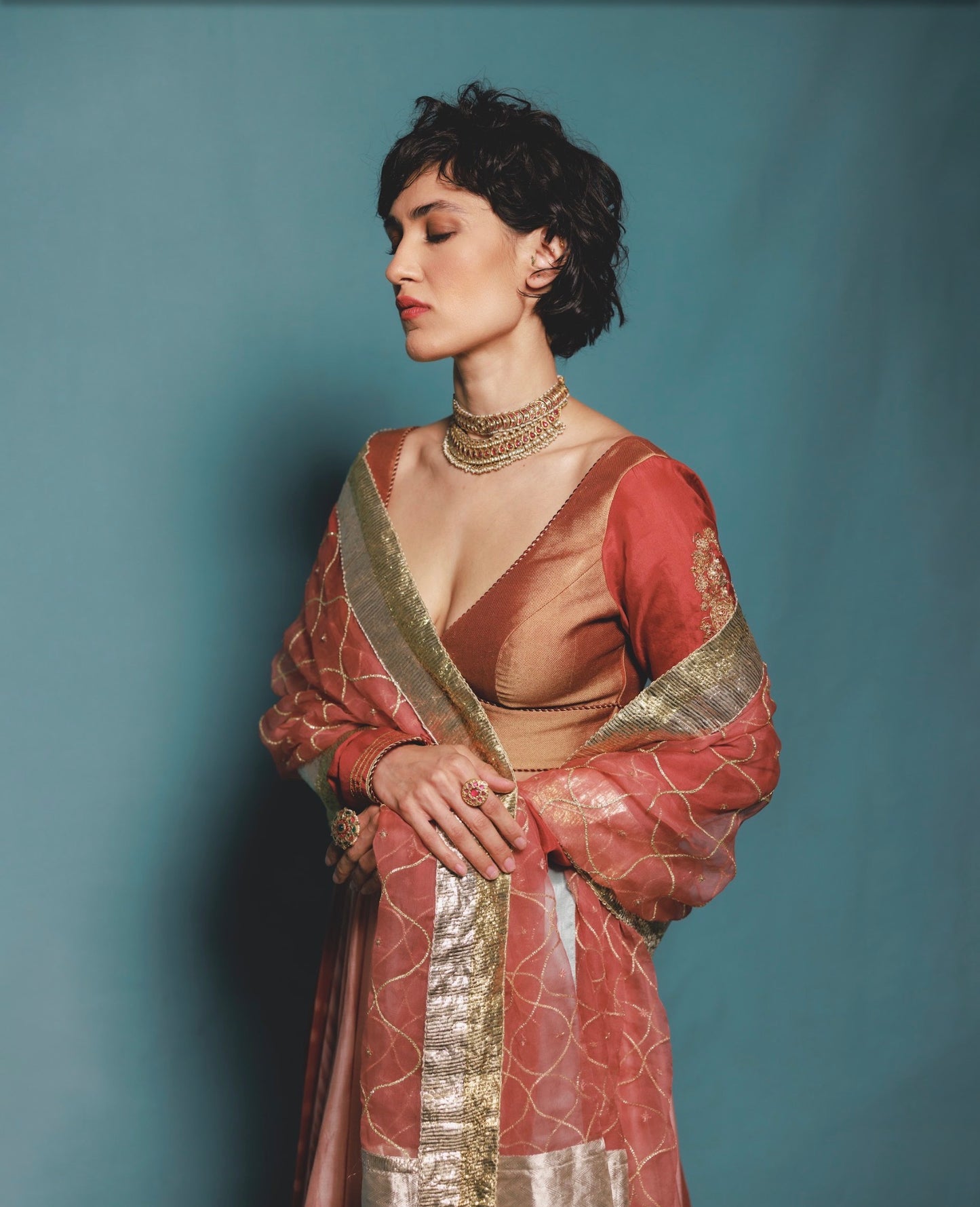 Usha Ghaghra Set