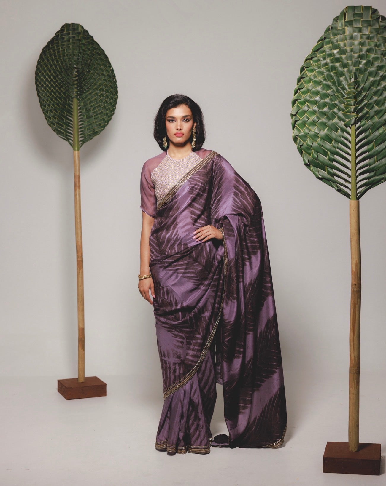 Vanya choli in Lavender