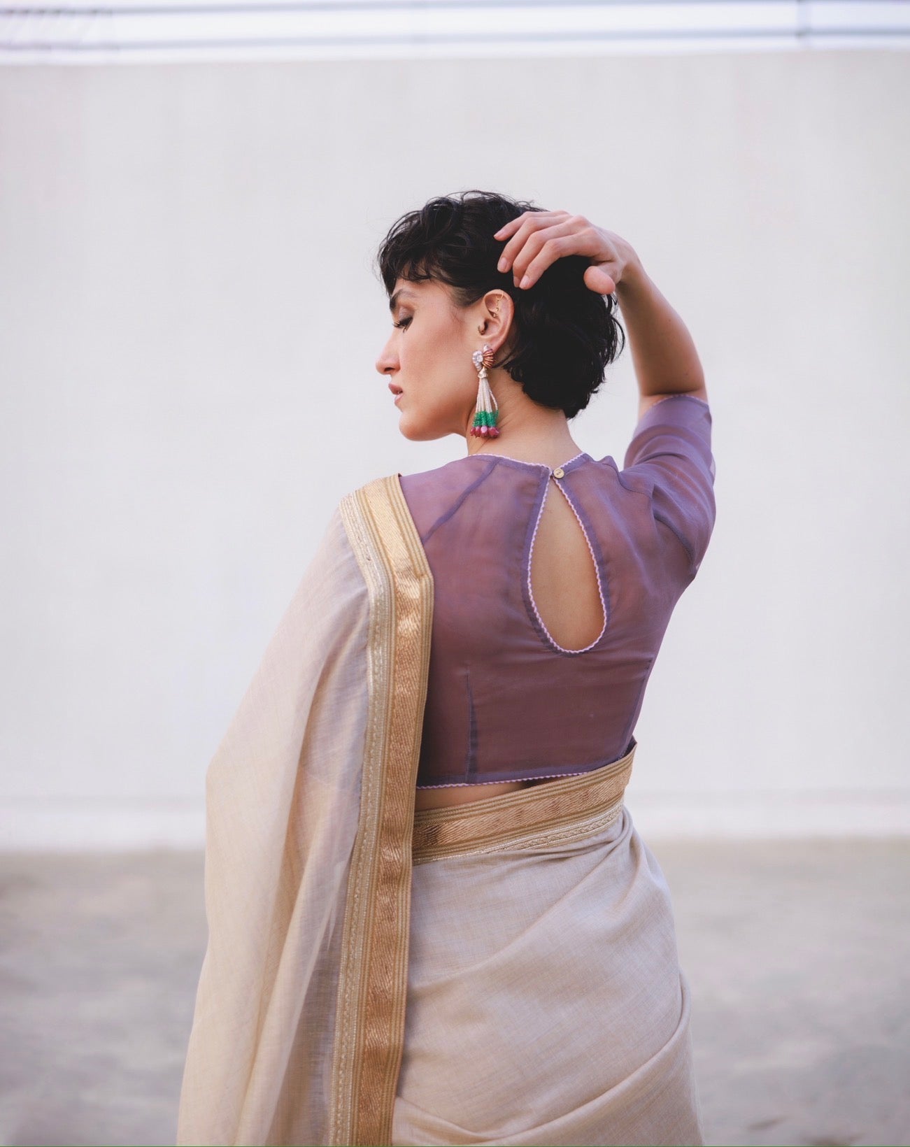 Vanya choli in Lavender