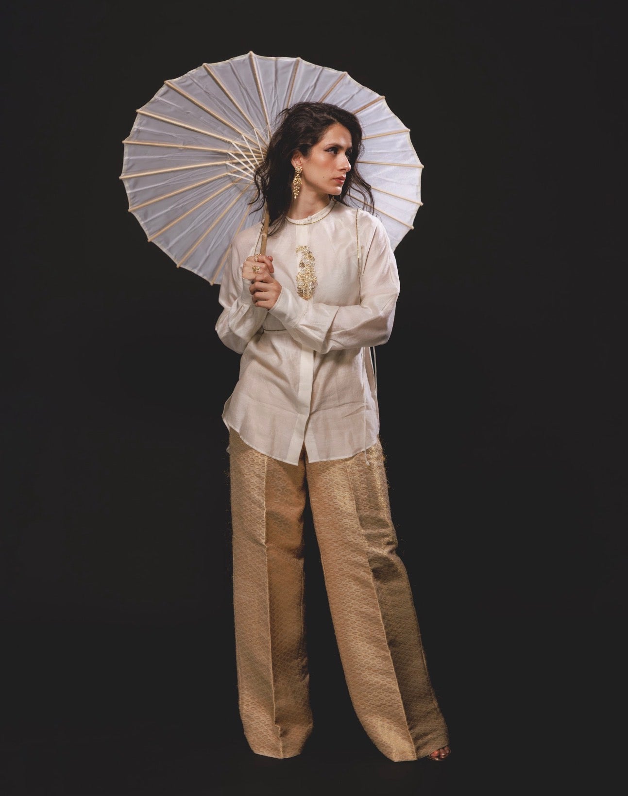 Zen kameez & Sonu Koti in Ivory