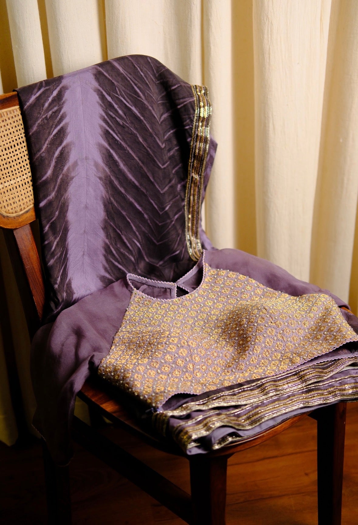 Vanya choli in Lavender