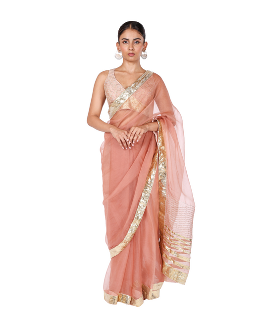 Tara saree in Coconut