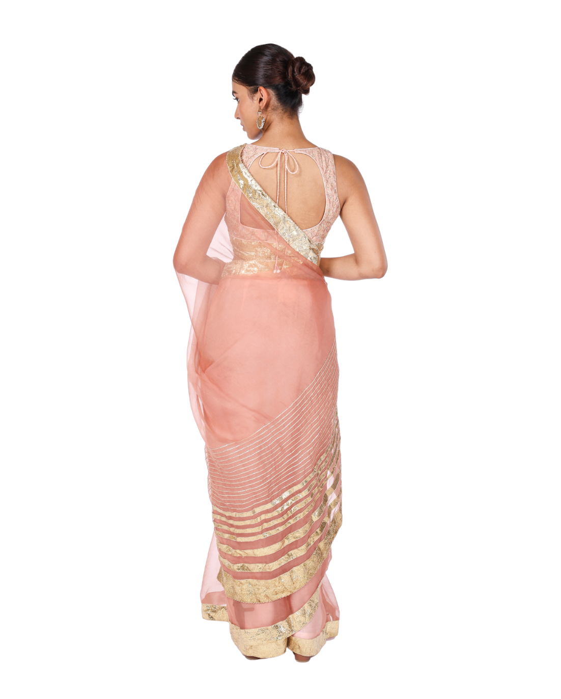 Tara saree in Coconut