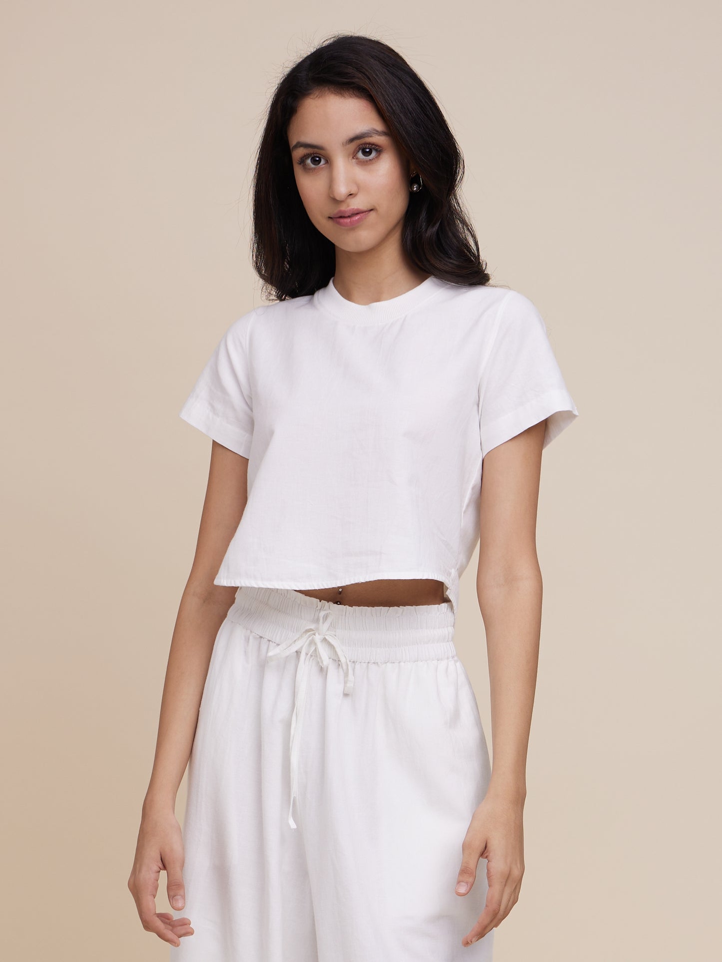 Cropped T-shirt (Undyed)