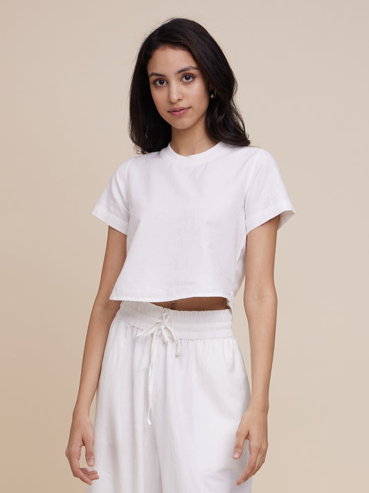 Cropped T-shirt (Undyed)