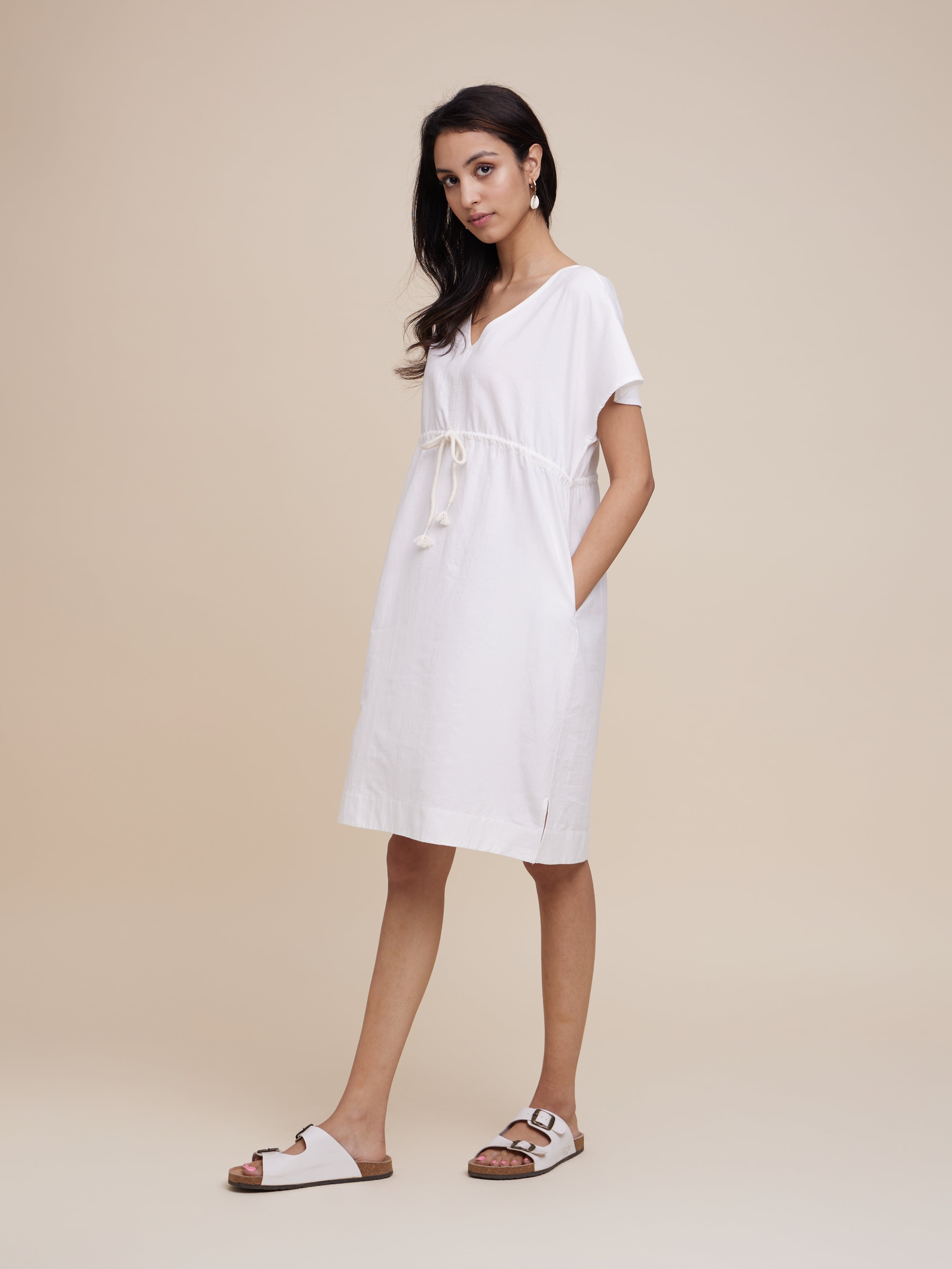 Drawstring best sale kaftan dress