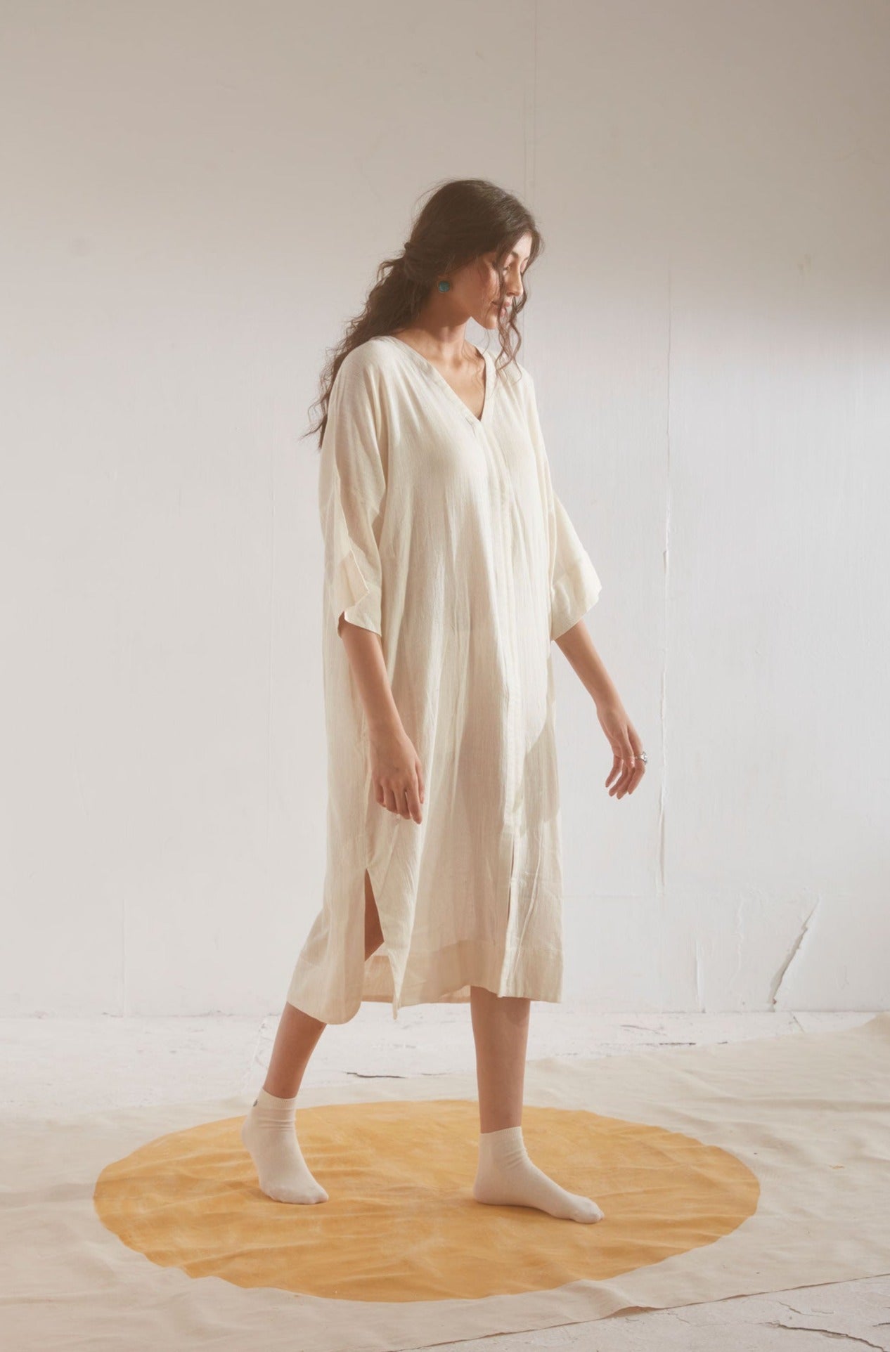 Modern Kaftan in Salt