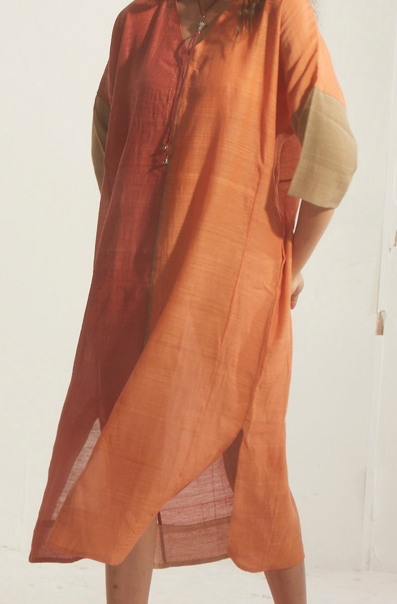 Terracotta silk clearance